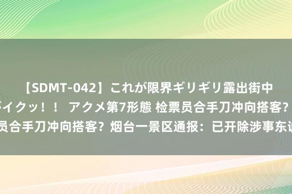 【SDMT-042】これが限界ギリギリ露出街中潮吹き アクメ自転車がイクッ！！ アクメ第7形態 检票员合手刀冲向搭客？烟台一景区通报：已开除涉事东说念主员