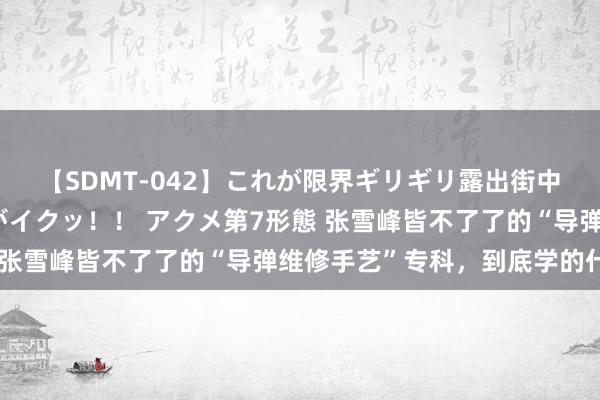 【SDMT-042】これが限界ギリギリ露出街中潮吹き アクメ自転車がイクッ！！ アクメ第7形態 张雪峰皆不了了的“导弹维修手艺”专科，到底学的什么