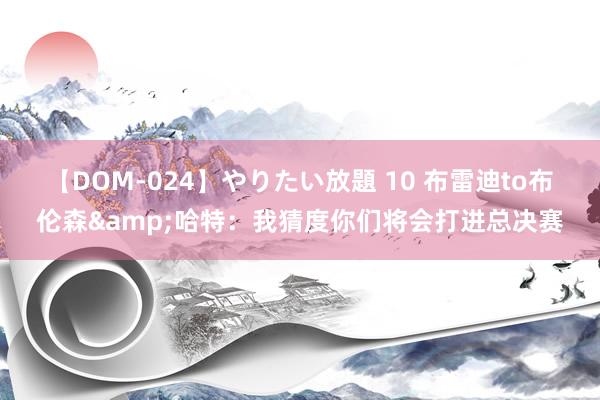 【DOM-024】やりたい放題 10 布雷迪to布伦森&哈特：我猜度你们将会打进总决赛