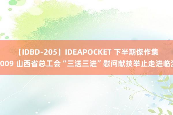 【IDBD-205】IDEAPOCKET 下半期傑作集2009 山西省总工会“三送三进”慰问献技举止走进临汾